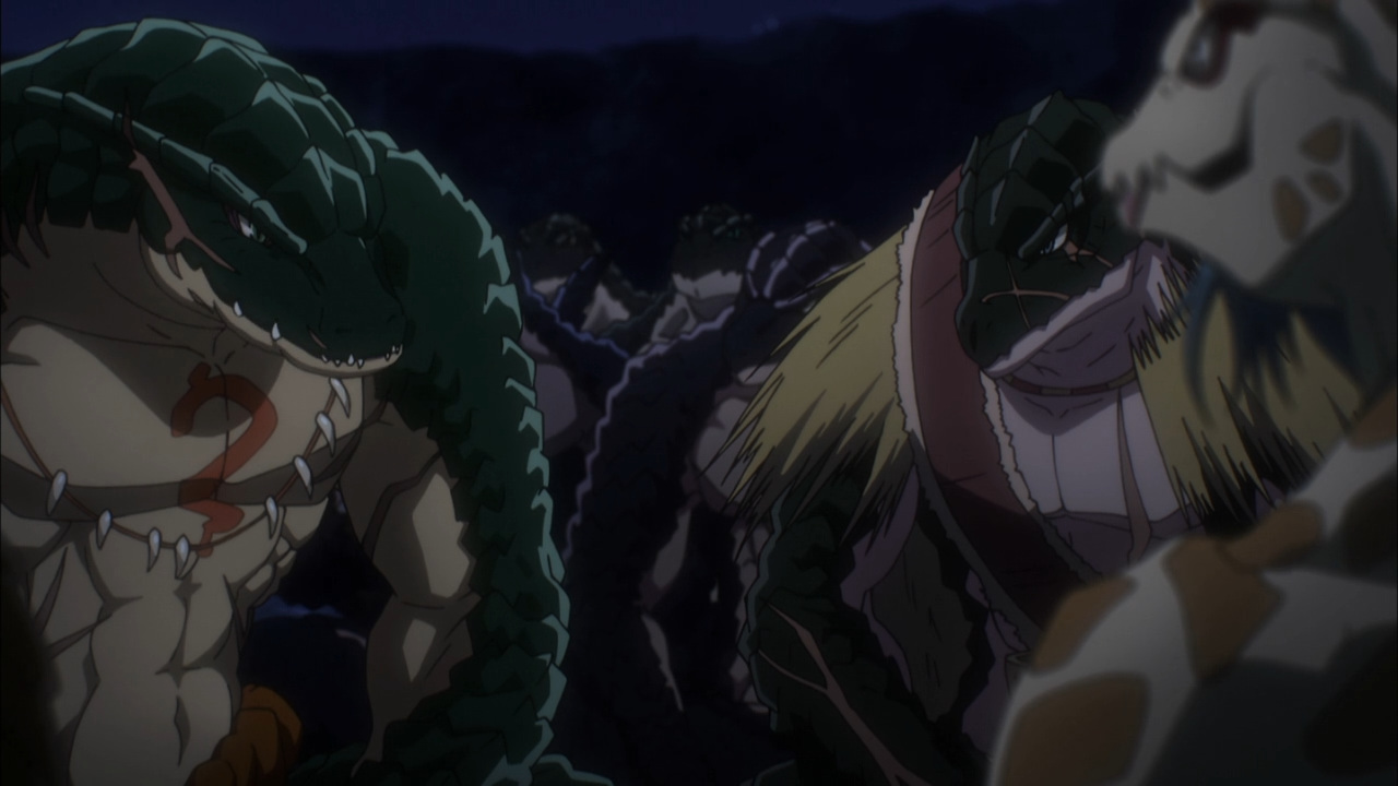 Watch Overlord II Episode 3 Online - Lizard men, gathering