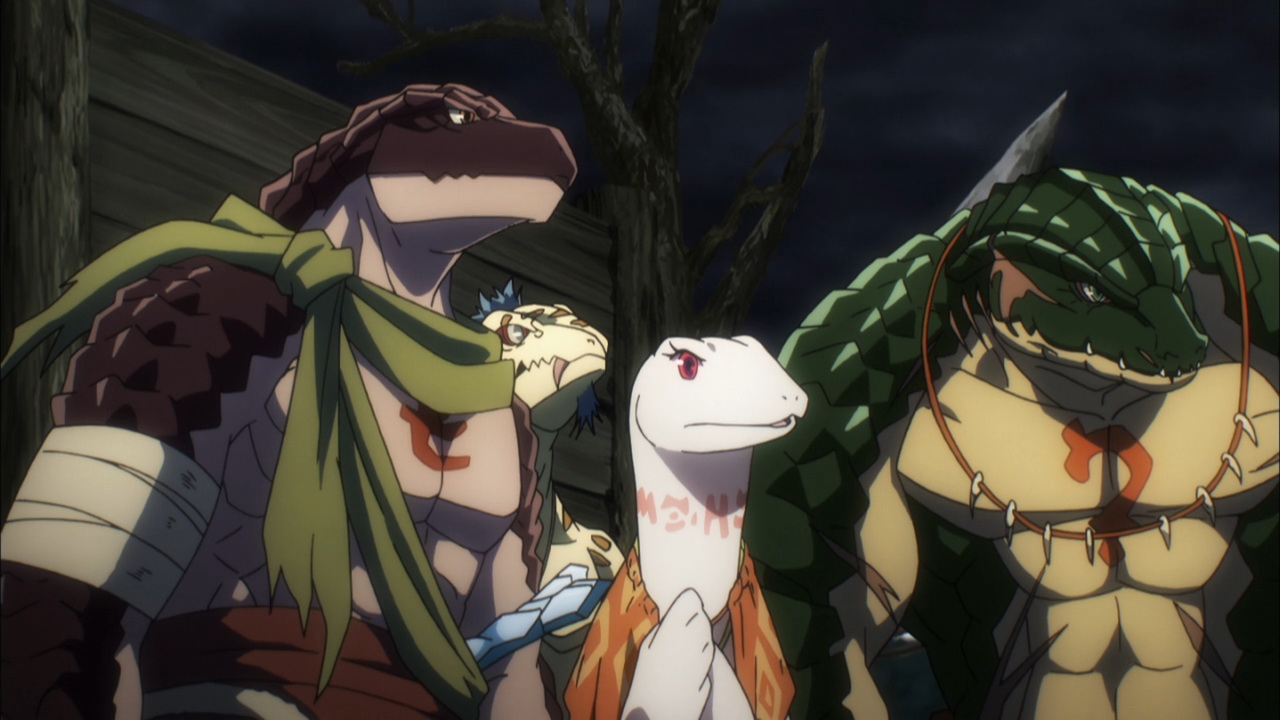 overlord ii anime lizard