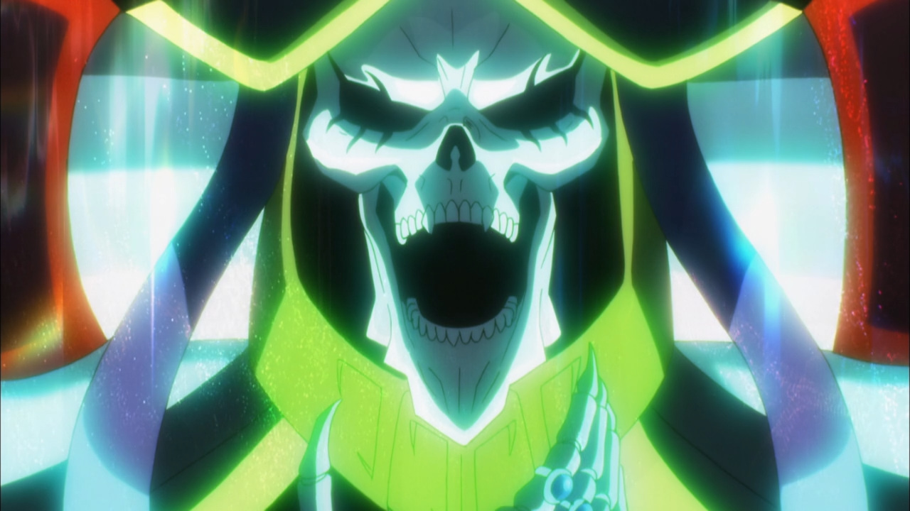 Ainz ooal gown green glow