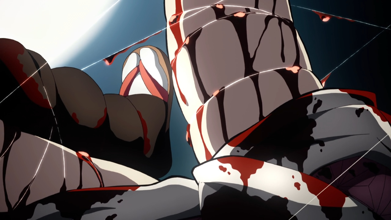 Кровь в аниме клинок рассекающий демонов